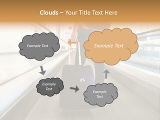 Airport Luggage Railway PowerPoint Template