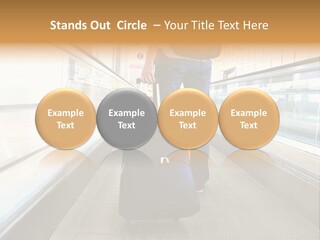 Airport Luggage Railway PowerPoint Template