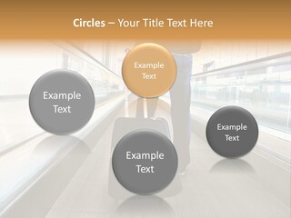 Airport Luggage Railway PowerPoint Template