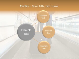 Airport Luggage Railway PowerPoint Template