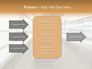 Airport Luggage Railway PowerPoint Template