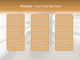 Airport Luggage Railway PowerPoint Template