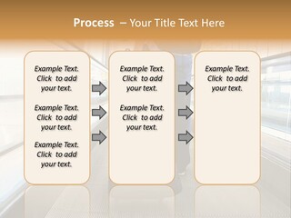 Airport Luggage Railway PowerPoint Template