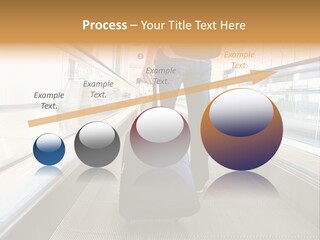 Airport Luggage Railway PowerPoint Template