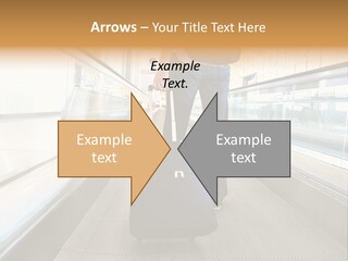 Airport Luggage Railway PowerPoint Template