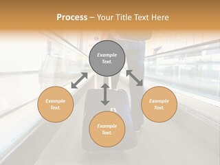 Airport Luggage Railway PowerPoint Template