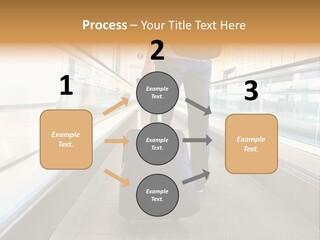 Airport Luggage Railway PowerPoint Template