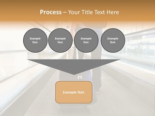 Airport Luggage Railway PowerPoint Template