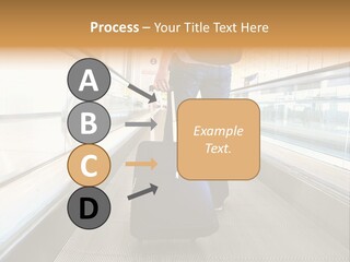 Airport Luggage Railway PowerPoint Template