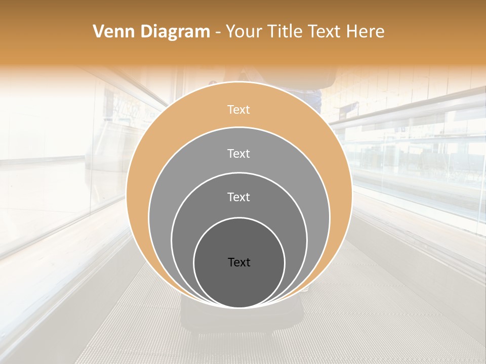Airport Luggage Railway PowerPoint Template