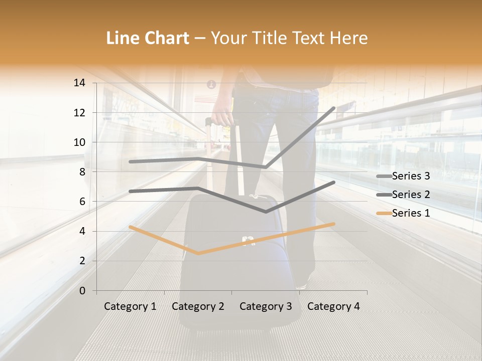 Airport Luggage Railway PowerPoint Template