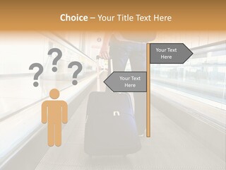 Airport Luggage Railway PowerPoint Template