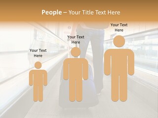 Airport Luggage Railway PowerPoint Template