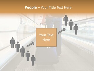 Airport Luggage Railway PowerPoint Template