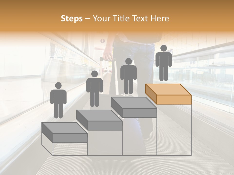 Airport Luggage Railway PowerPoint Template