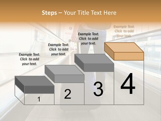 Airport Luggage Railway PowerPoint Template
