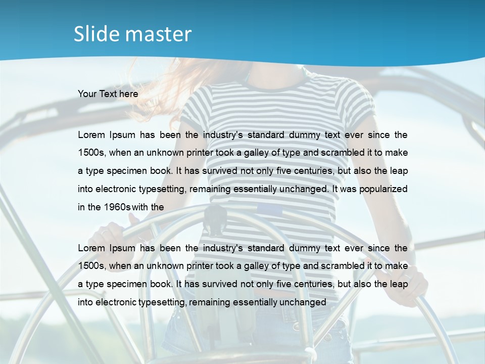 Ship Beauty Attractive PowerPoint Template