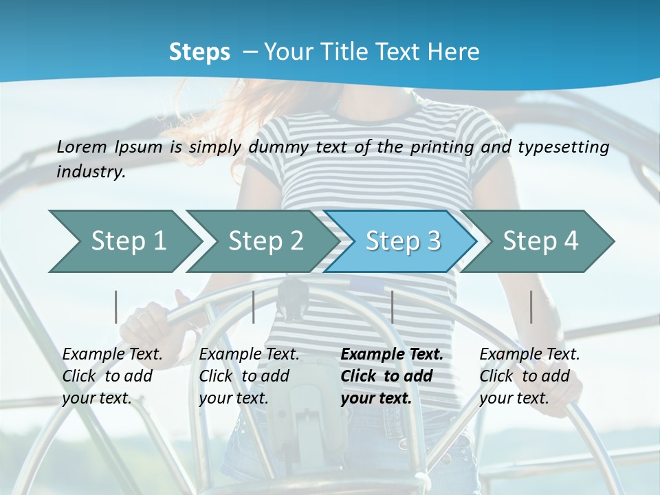 Ship Beauty Attractive PowerPoint Template