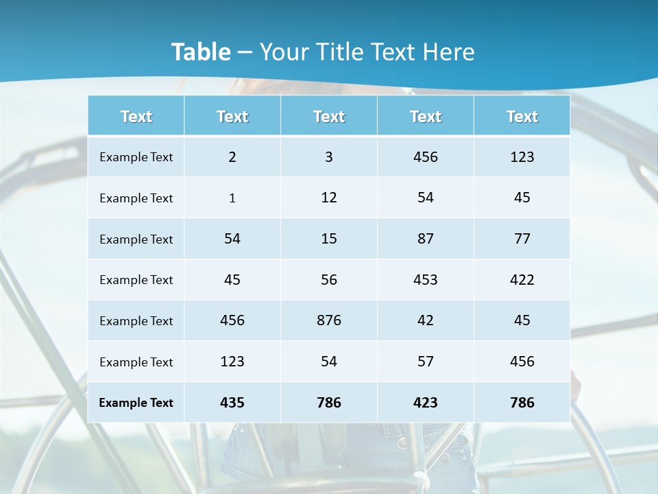 Ship Beauty Attractive PowerPoint Template