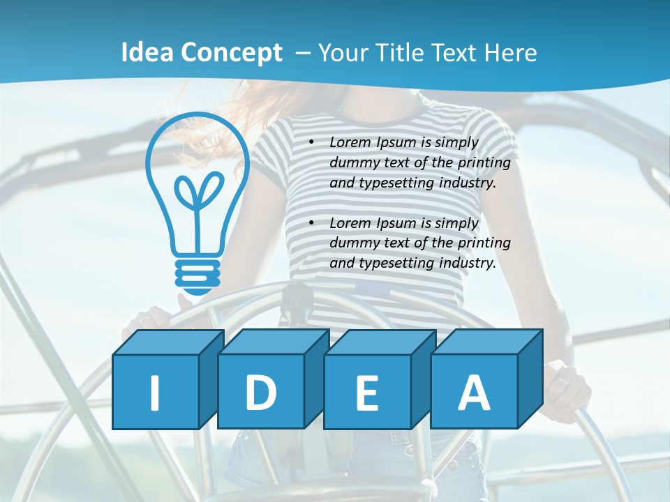 Ship Beauty Attractive PowerPoint Template
