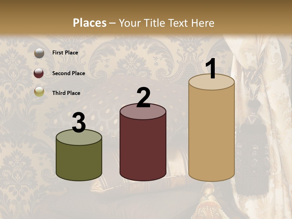 Tassel Upholstery Fabric PowerPoint Template