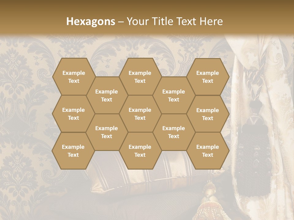 Tassel Upholstery Fabric PowerPoint Template