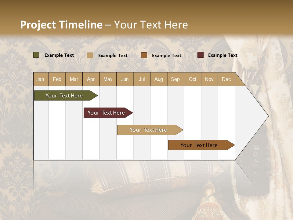 Tassel Upholstery Fabric PowerPoint Template