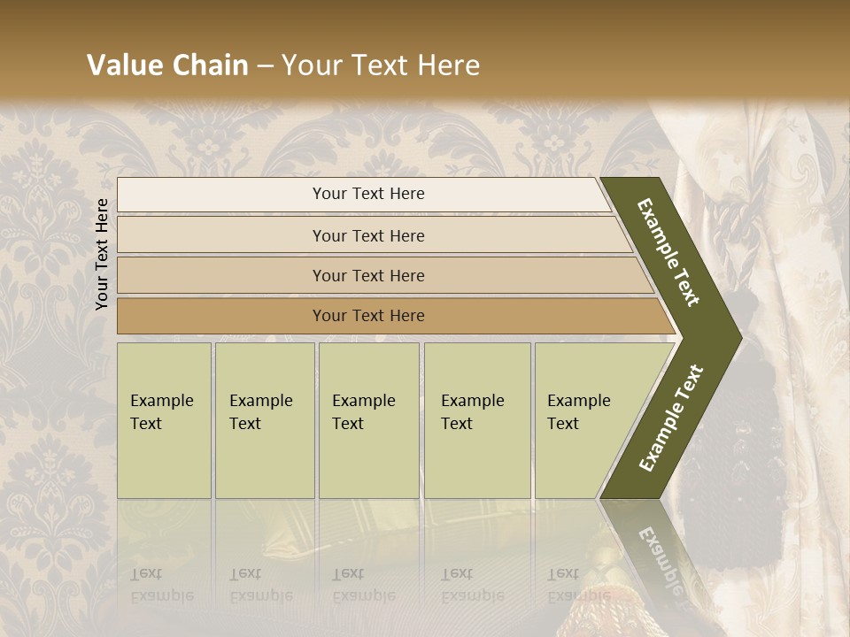 Tassel Upholstery Fabric PowerPoint Template