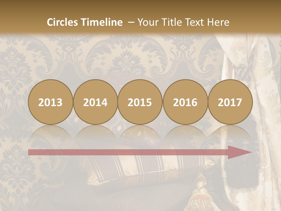 Tassel Upholstery Fabric PowerPoint Template