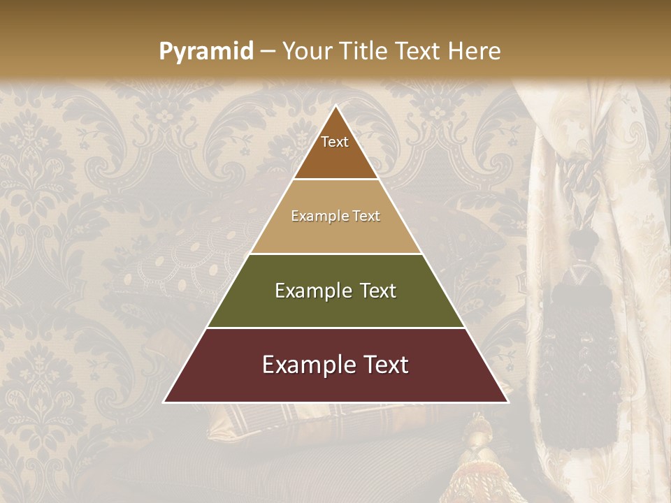 Tassel Upholstery Fabric PowerPoint Template