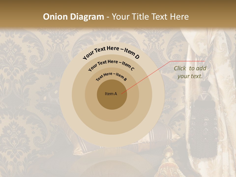 Tassel Upholstery Fabric PowerPoint Template