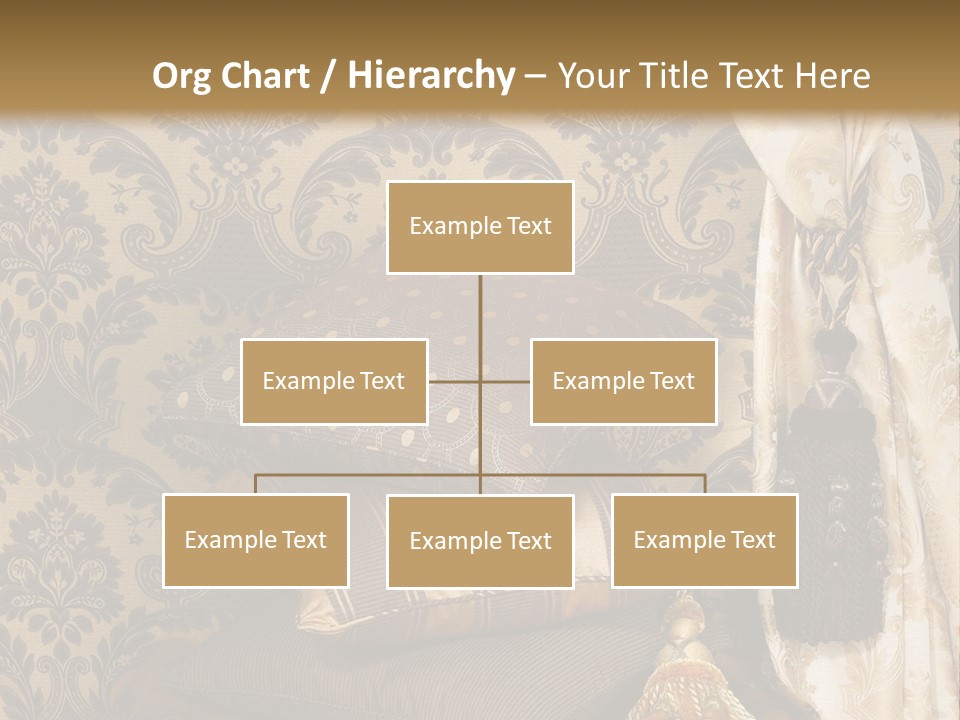 Tassel Upholstery Fabric PowerPoint Template