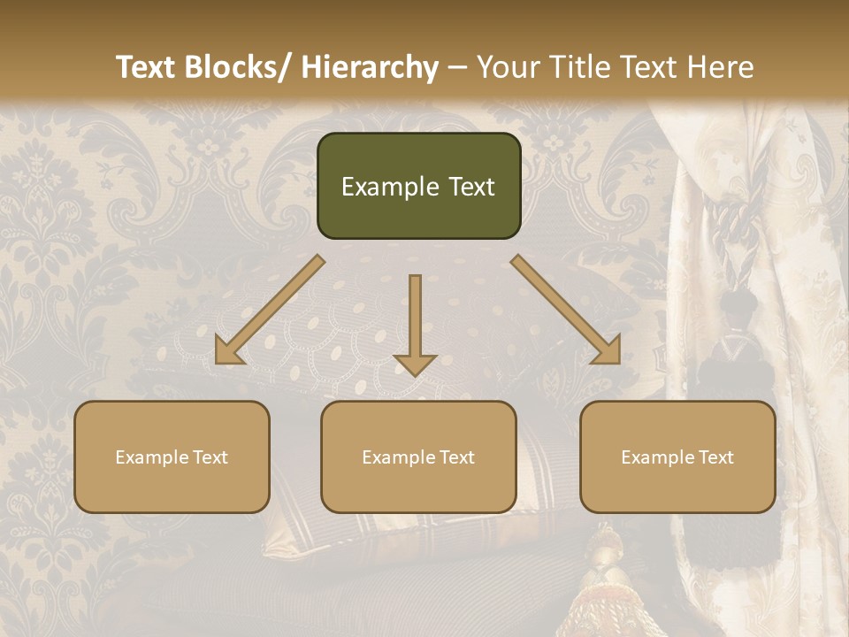 Tassel Upholstery Fabric PowerPoint Template