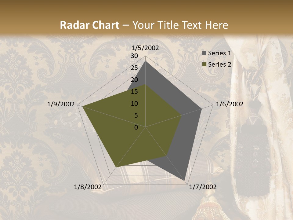 Tassel Upholstery Fabric PowerPoint Template