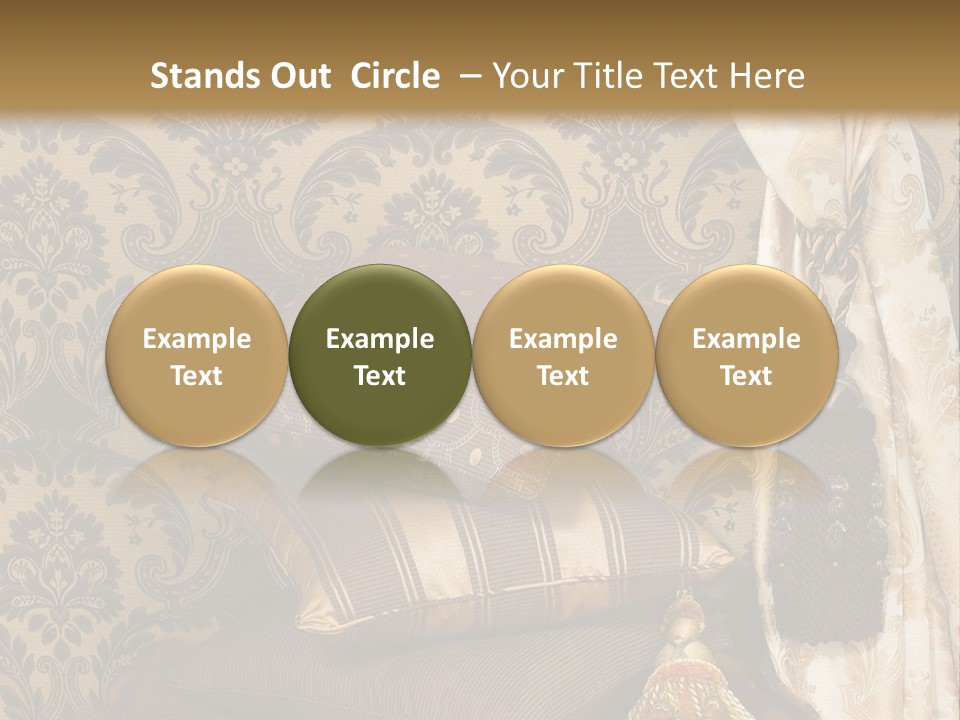 Tassel Upholstery Fabric PowerPoint Template