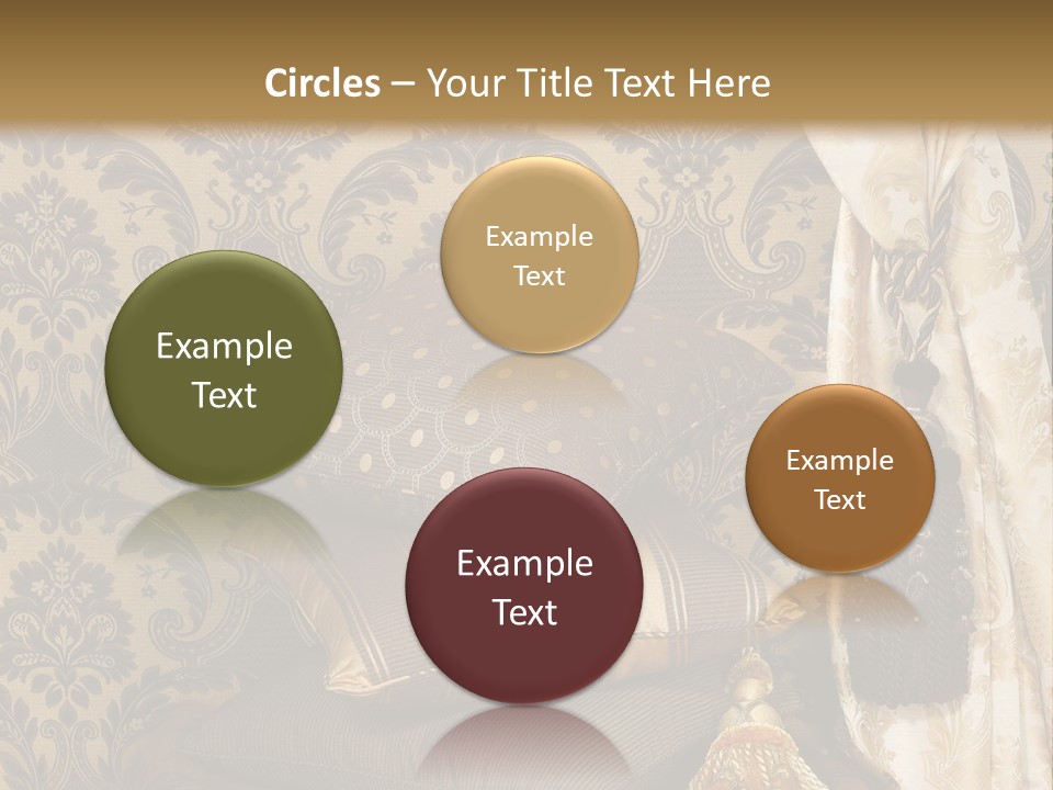 Tassel Upholstery Fabric PowerPoint Template