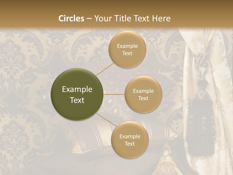 Tassel Upholstery Fabric PowerPoint Template