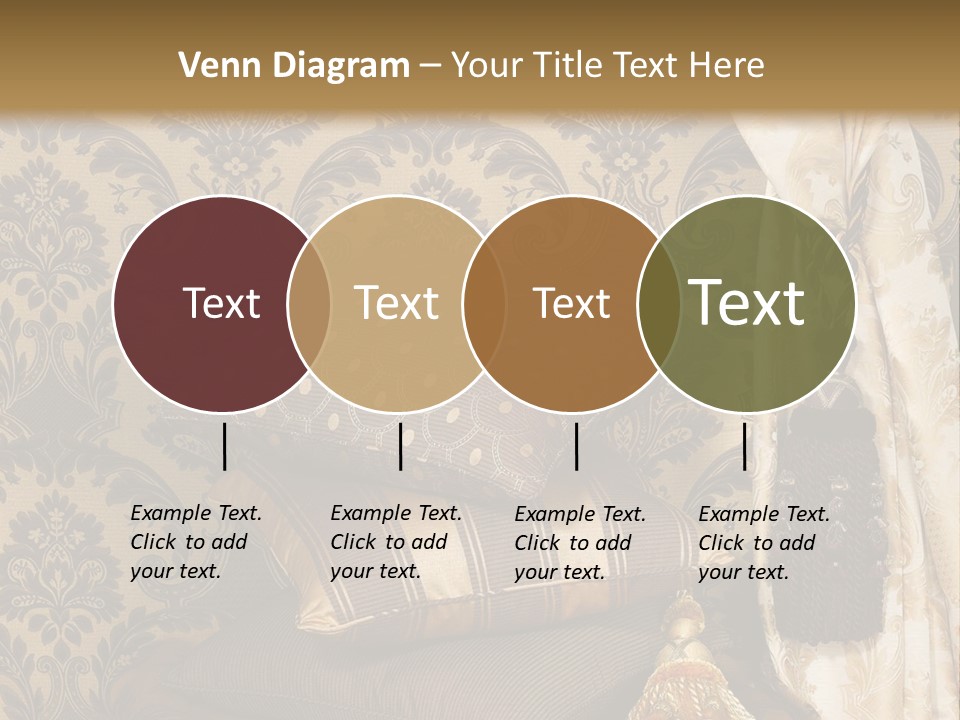 Tassel Upholstery Fabric PowerPoint Template