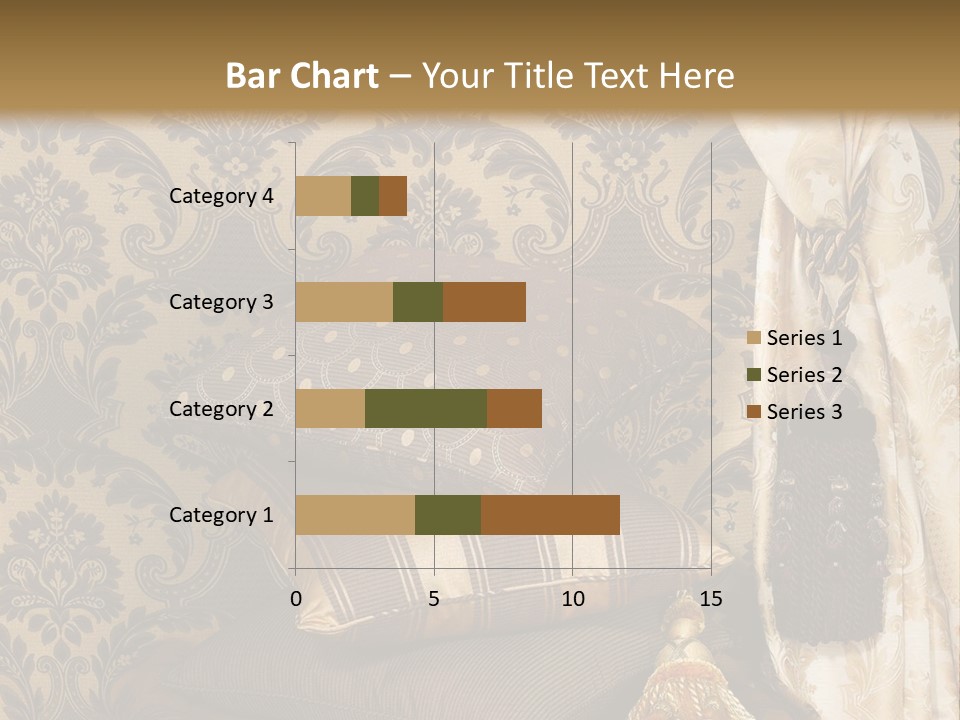 Tassel Upholstery Fabric PowerPoint Template