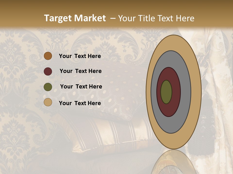 Tassel Upholstery Fabric PowerPoint Template