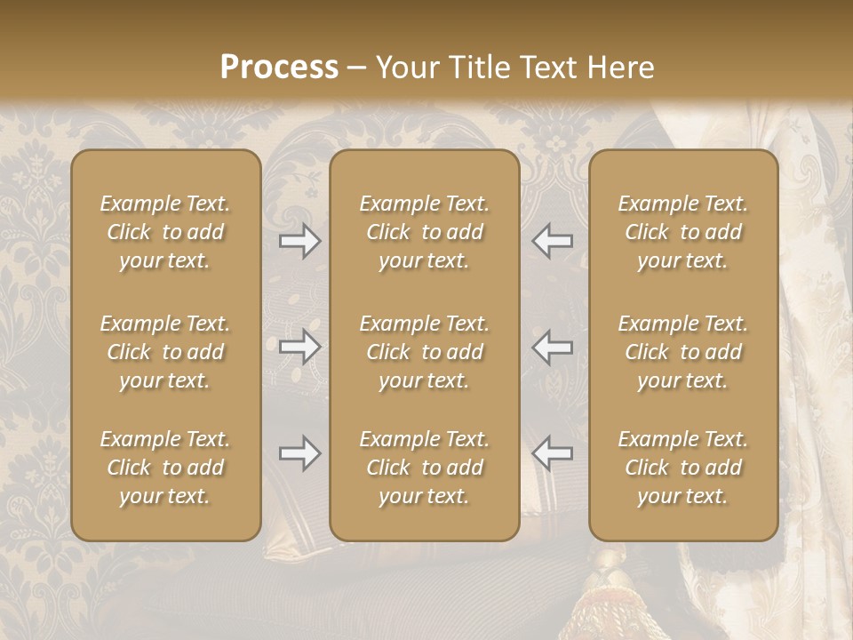 Tassel Upholstery Fabric PowerPoint Template