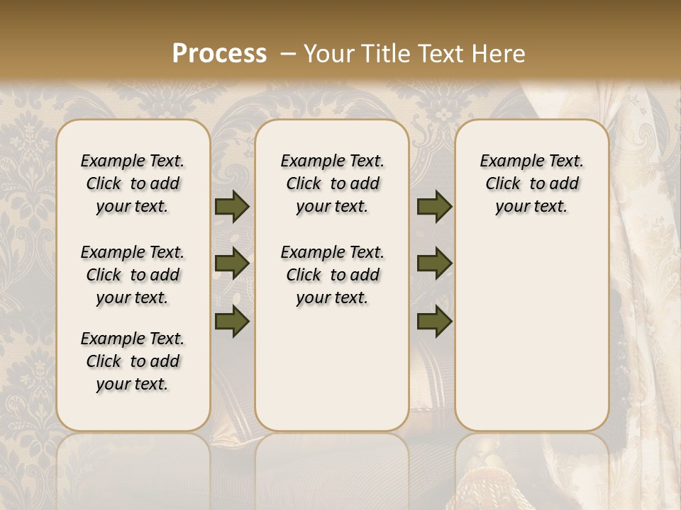 Tassel Upholstery Fabric PowerPoint Template