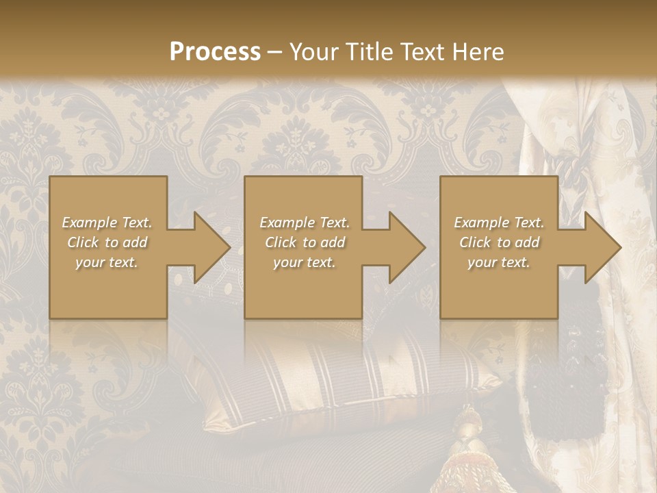 Tassel Upholstery Fabric PowerPoint Template