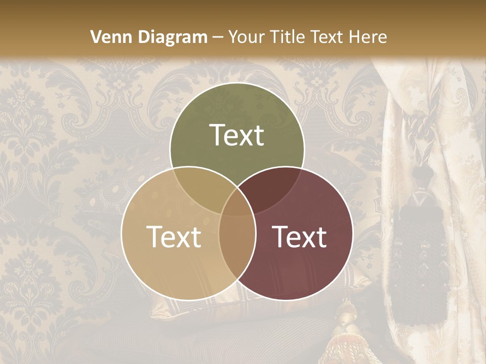 Tassel Upholstery Fabric PowerPoint Template