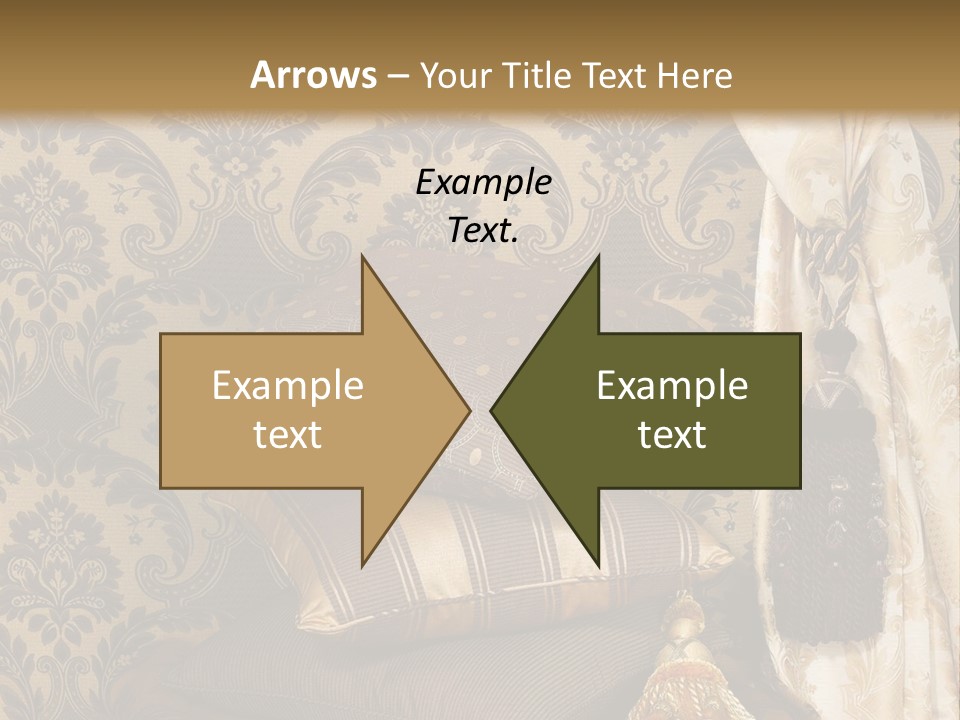 Tassel Upholstery Fabric PowerPoint Template