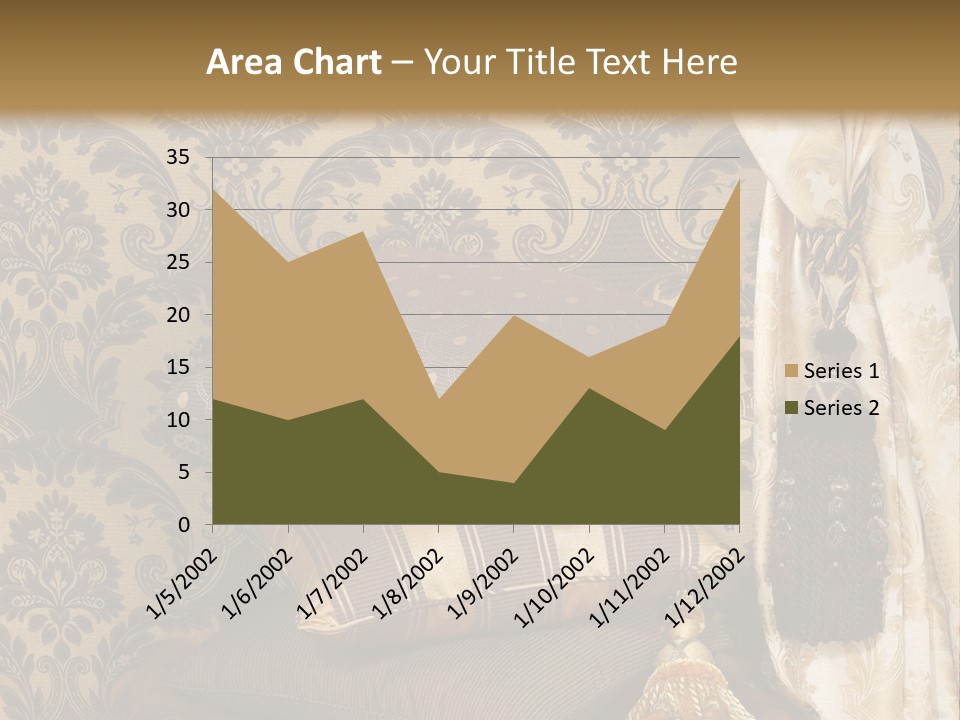 Tassel Upholstery Fabric PowerPoint Template