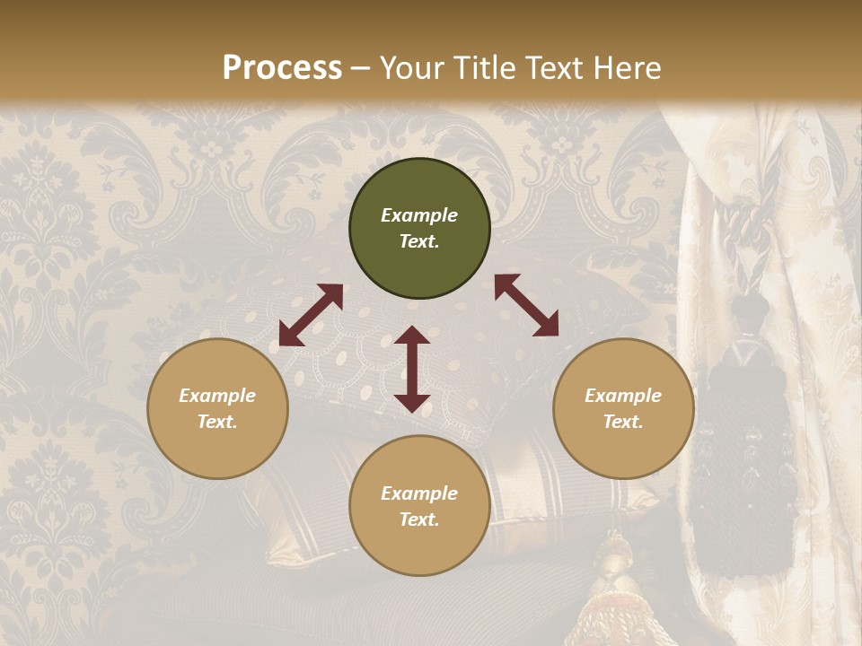 Tassel Upholstery Fabric PowerPoint Template