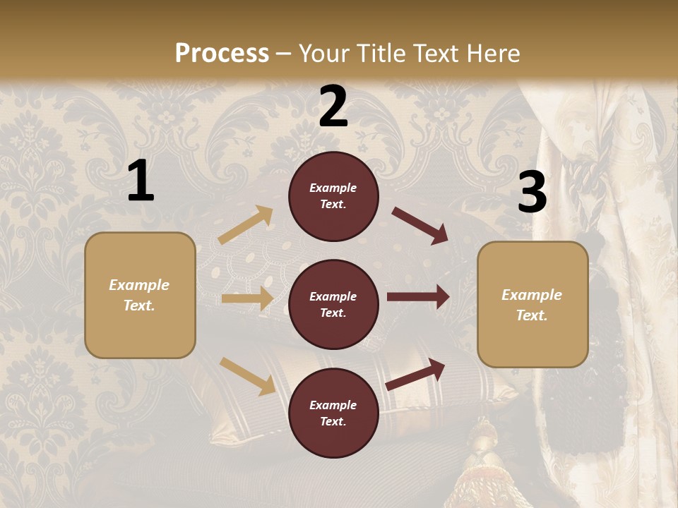 Tassel Upholstery Fabric PowerPoint Template