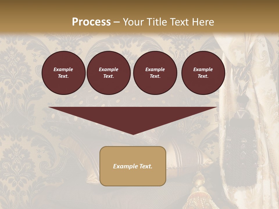 Tassel Upholstery Fabric PowerPoint Template