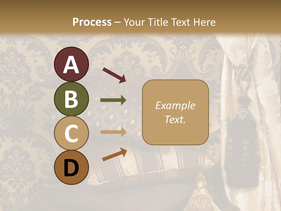 Tassel Upholstery Fabric PowerPoint Template